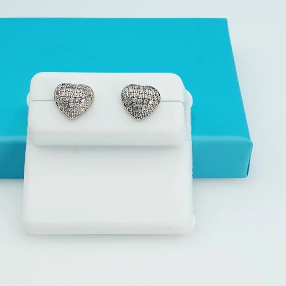 "925 Sterling Silver CZ Beautiful Earrings for Women, 1USPAR4226 - Picture 4 of 11